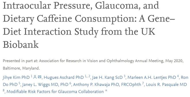 安博体育官方大量喝咖啡增加失明风险？新研究提醒一类人应该减少的摄入量(图2)